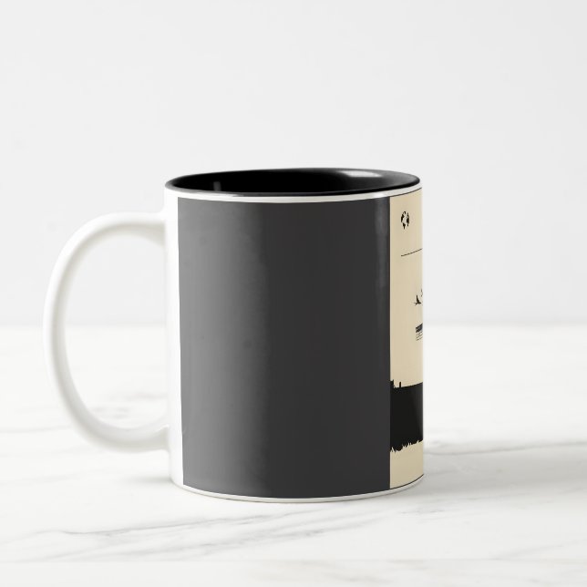Caneca De Café Em Dois Tons Holanda Holanda - Retro Trav Mínimo (Esquerda)