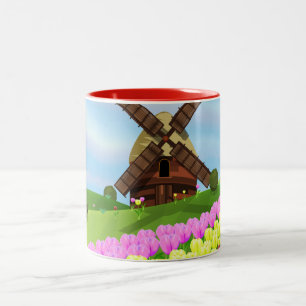 Caneca De Café Em Dois Tons Holland Tulips