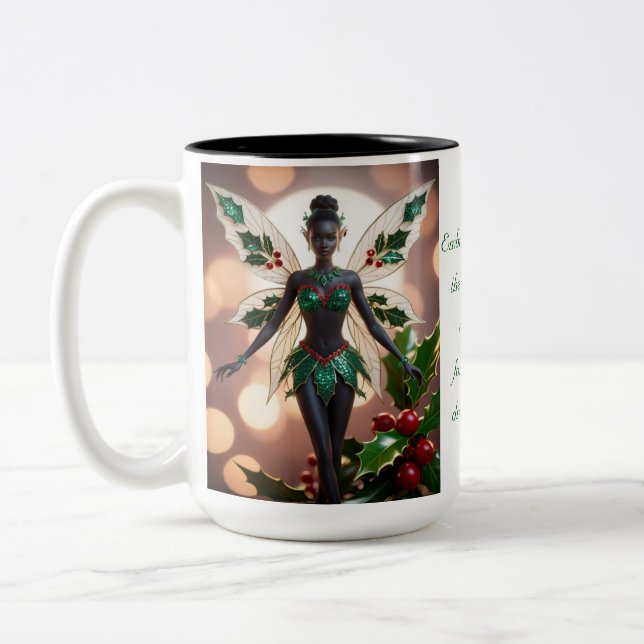 Caneca De Café Em Dois Tons Holly Fairy (Esquerda)