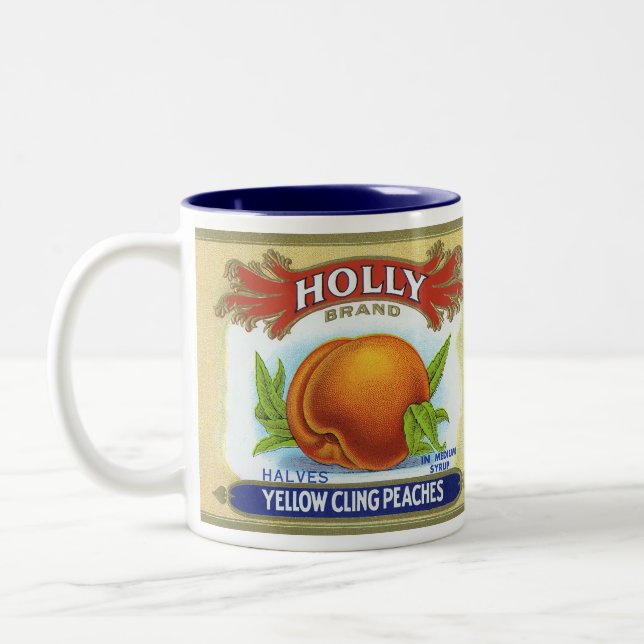 Caneca De Café Em Dois Tons Holly Peaches Mug (Esquerda)
