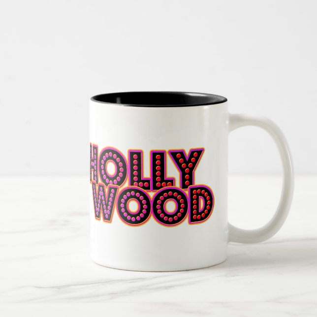 Caneca De Café Em Dois Tons Hollywood (Direita)