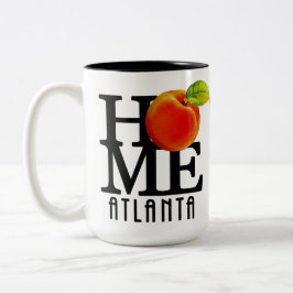 Caneca De Café Em Dois Tons HOME Atlanta Georgia 15oz