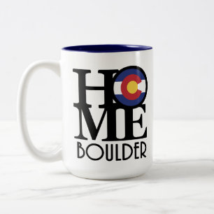 Caneca De Café Em Dois Tons HOME Boulder 15oz