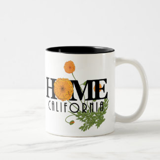 Caneca De Café Em Dois Tons HOME California Poppies 11oz