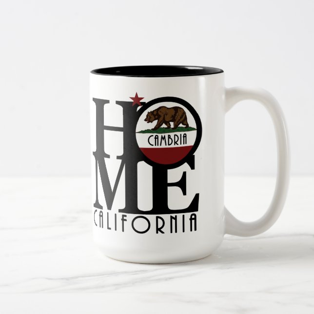 Caneca De Café Em Dois Tons HOME Cambria 15oz (Direita)