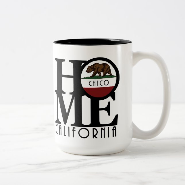Caneca De Café Em Dois Tons HOME Chico California (Direita)
