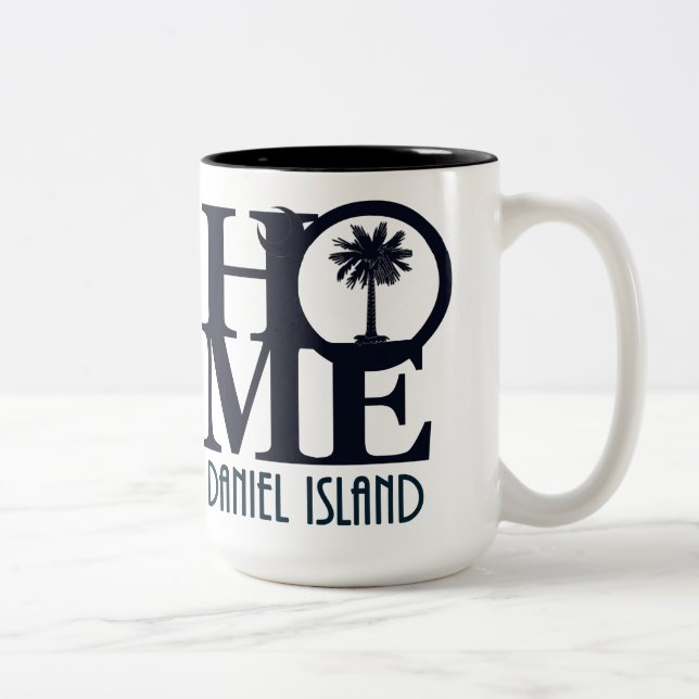 Caneca De Café Em Dois Tons HOME Daniel Island 15oz (Direita)