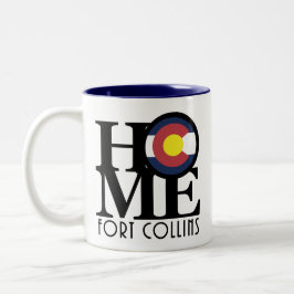 Caneca De Café Em Dois Tons HOME Fort Collins 11oz
