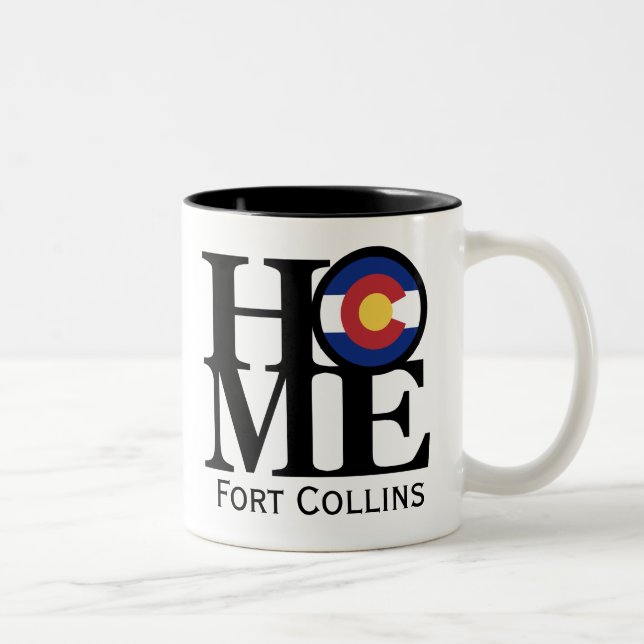 Caneca De Café Em Dois Tons HOME Fort Collins Mug (Direita)