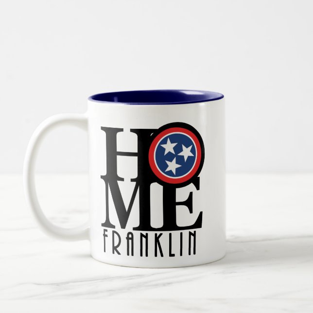 Caneca De Café Em Dois Tons HOME Franklin (Esquerda)