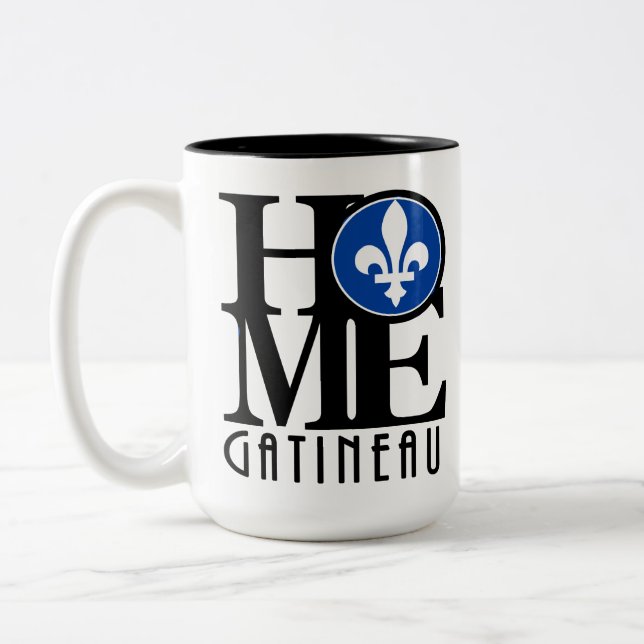 Caneca De Café Em Dois Tons HOME Gatineau 15oz (Esquerda)