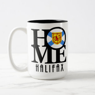 Caneca De Café Em Dois Tons HOME Halifax Nova Escócia 15oz