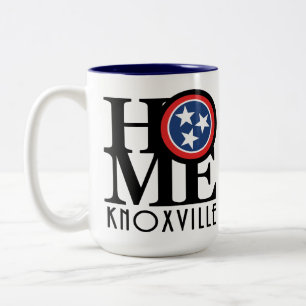 Caneca De Café Em Dois Tons HOME Knoxville TN 15oz
