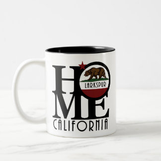 Caneca De Café Em Dois Tons HOME Larkspur California 11oz Cerâmica