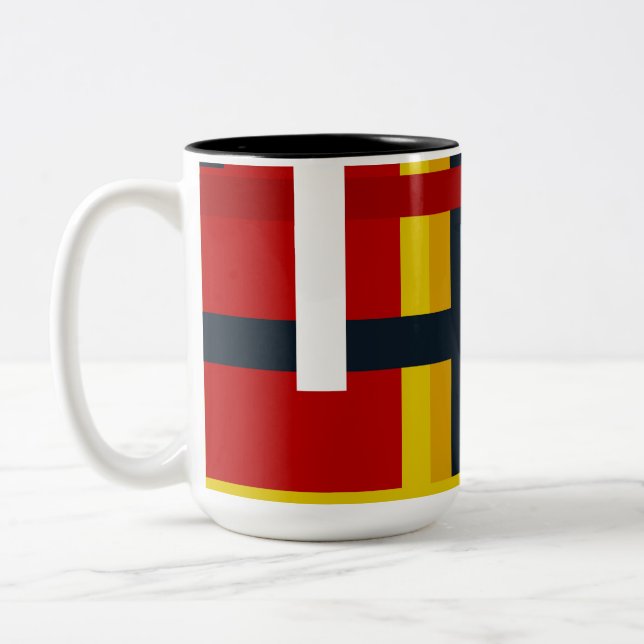 Caneca De Café Em Dois Tons Home & Living > Kitchen & Jantar > Drinkware > Mug (Esquerda)