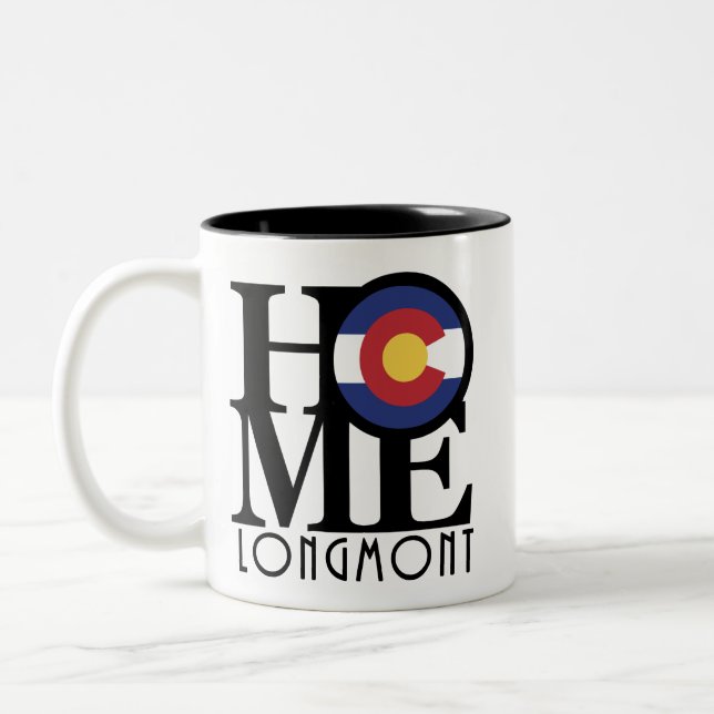 Caneca De Café Em Dois Tons Home Longmont 11oz Coffee Mug (Esquerda)