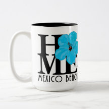 HOME Mexico Beach Blue Hibiscus 15oz