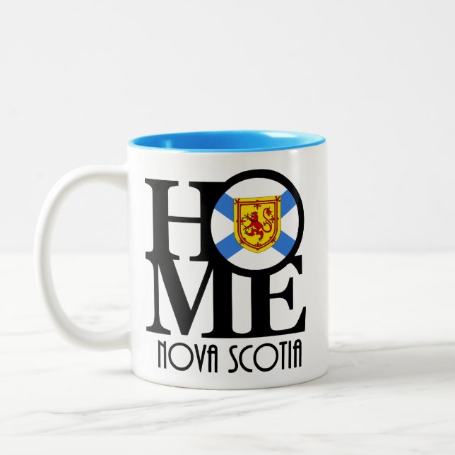 Caneca De Café Em Dois Tons HOME Nova Escócia 11oz (Esquerda)
