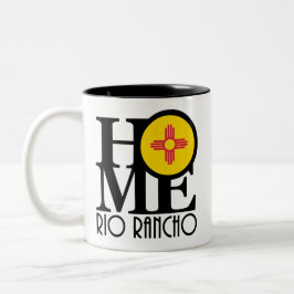 Caneca De Café Em Dois Tons HOME Rio Rancho Novo México 11oz