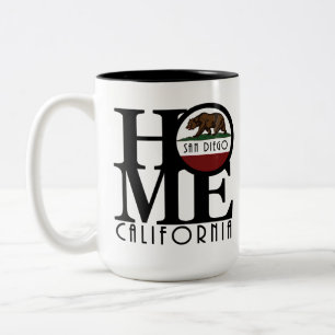 Caneca De Café Em Dois Tons HOME San Diego 15oz