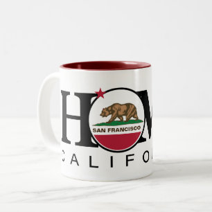 Caneca De Café Em Dois Tons HOME San Francisco California Mug