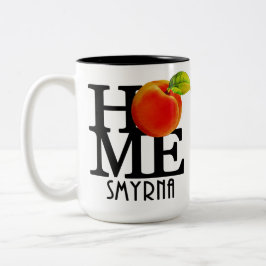 Caneca De Café Em Dois Tons HOME Smyrna Georgia 15oz