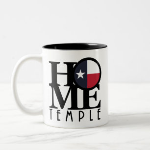 Caneca De Café Em Dois Tons Home Templple Texas