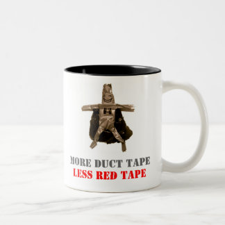 Caneca De Café Em Dois Tons Homem da fita adesiva