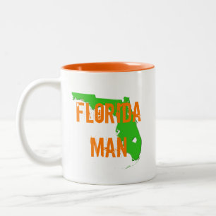 Caneca De Café Em Dois Tons Homem de Florida
