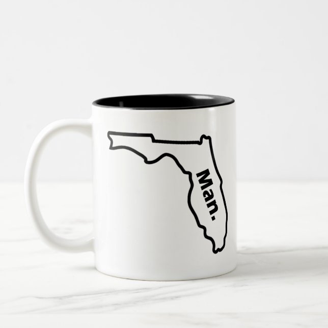 Caneca De Café Em Dois Tons Homem de Florida (Esquerda)