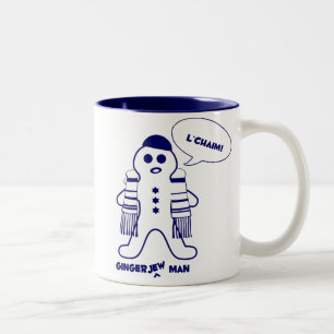 Caneca De Café Em Dois Tons Homem de Gingerjew