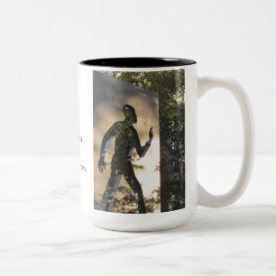 Caneca De Café Em Dois Tons Homem Invisível na Nova Iorque Mug