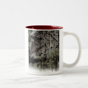 Caneca De Café Em Dois Tons Homem na montanha, parque nacional de Yosemite