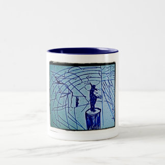 CANECA DE CAFÉ EM DOIS TONS HOMEM-PONTO