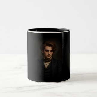 Caneca De Café Em Dois Tons Homem Vitoriano