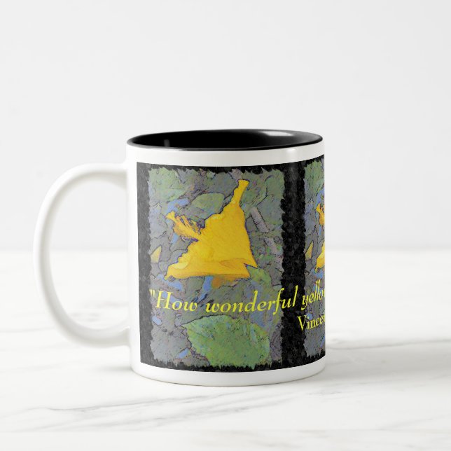 Caneca De Café Em Dois Tons Homenagem a Van Gogh (Esquerda)