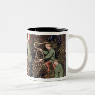 Caneca De Café Em Dois Tons Homens com redes