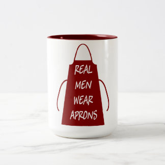 Caneca De Café Em Dois Tons Homens Reais Vestem Avós (Vermelho)