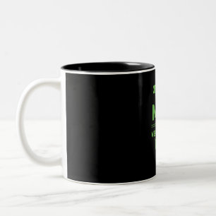 Caneca De Café Em Dois Tons Homens Verdadeiros Comem Vegetais