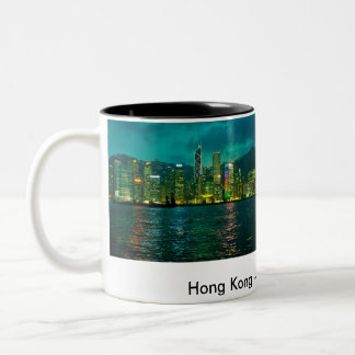 Caneca De Café Em Dois Tons Hong Kong