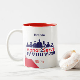 Caneca De Café Em Dois Tons Honor2Serve