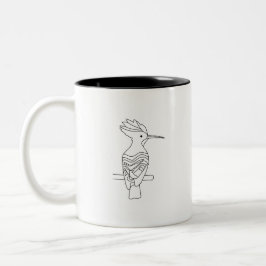 Caneca De Café Em Dois Tons Hoopoe Mug