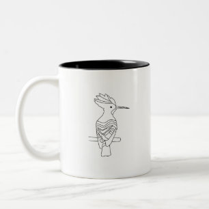 Caneca De Café Em Dois Tons Hoopoe Mug