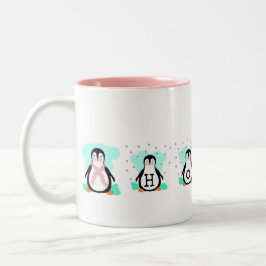 Caneca De Café Em Dois Tons HOPE Pinguim