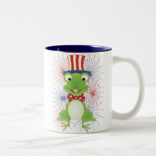 Caneca De Café Em Dois Tons Hoppy o sapo!