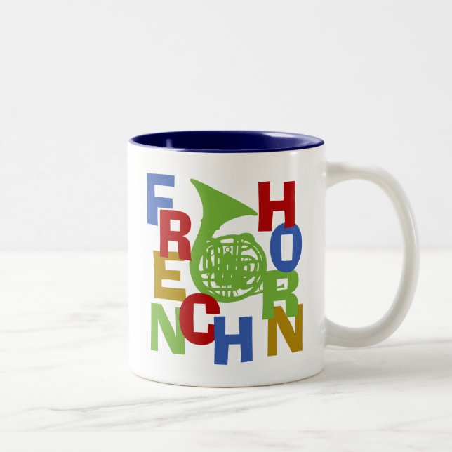 Caneca De Café Em Dois Tons Horn Scramble (Direita)