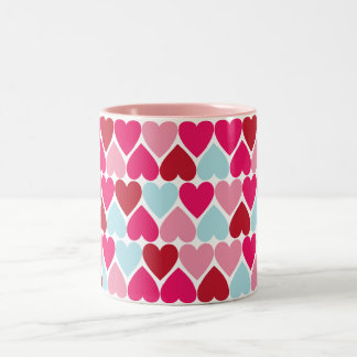 Caneca De Café Em Dois Tons Hot Pink Love