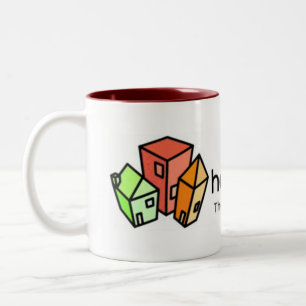 Caneca De Café Em Dois Tons hotPadsCoffeeMug