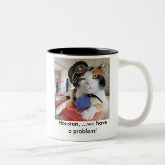 Caneca De Café Em Dois Tons Houston, nós temos um problema., Houston,… nós
