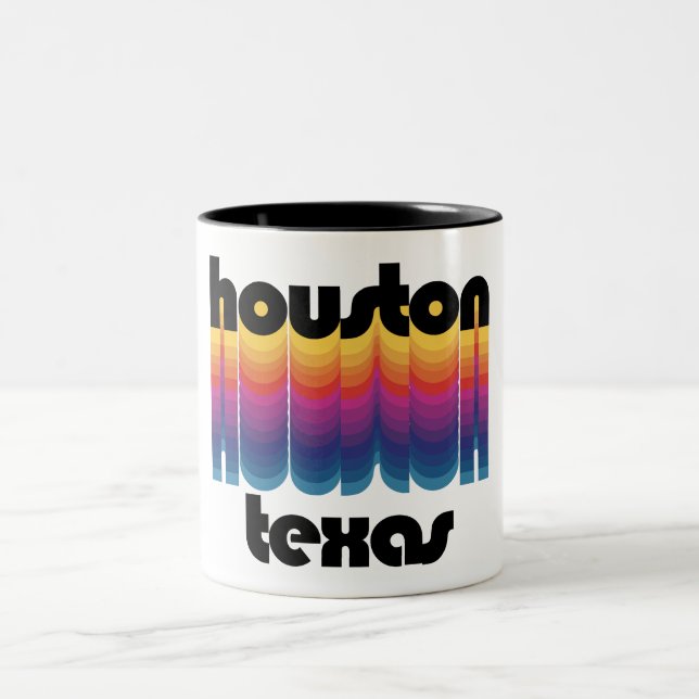 Caneca De Café Em Dois Tons Houston, Texas (Centro)